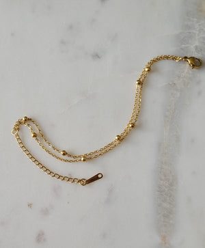 18K plated Dainty bracelet