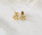 Cute small Puzzle Piece Studs
