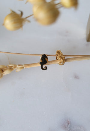 Tiny Seahorse Studs