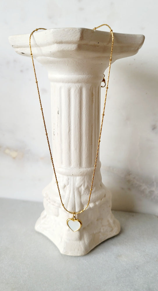 Heart Pendent Dainty Necklace