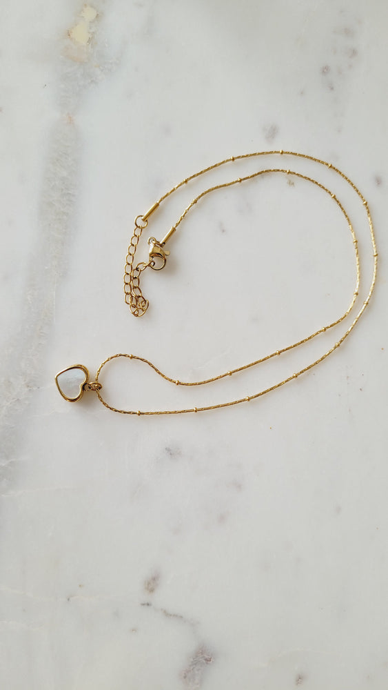 Heart Pendent Dainty Necklace
