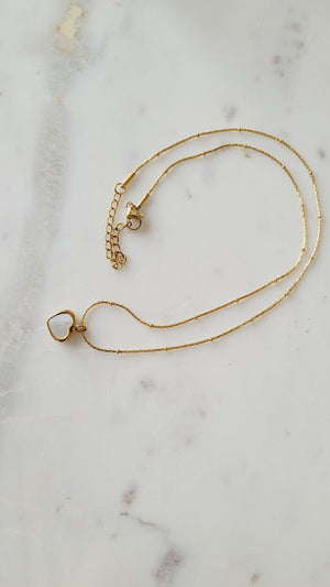 Heart Pendent Dainty Necklace