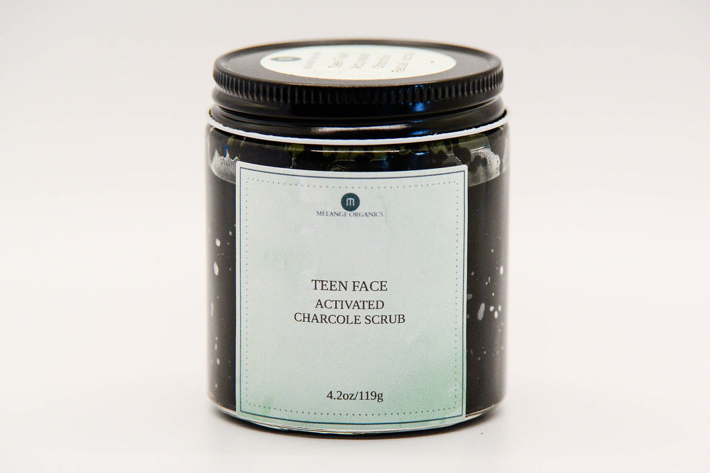Teen Face Activated Charcoal Face Scrub